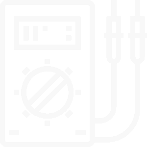 Electrical device with two connecting cords, representing network and communications infrastructure services.